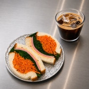 당근라페 샌드위치 set 메뉴 사진(네이버)