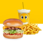 치즈버거 세트 메뉴 사진(네이버)