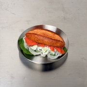 차지키 연어 샌드위치 메뉴 사진(네이버)