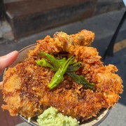통닭다리 타레 카츠 메뉴 사진(네이버)