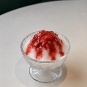 딸기빙수(1인) 메뉴 사진(네이버)