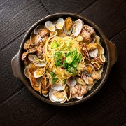 바지락 술찜 파스타 메뉴 사진(네이버)