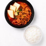 1인 한돈 김치찌개 + 공기밥 메뉴 사진(네이버)