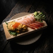 미니 단새우와 우니 메뉴 사진(네이버)