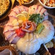 어부바 모듬 회 한상 (대) 메뉴 사진(네이버)