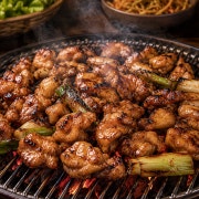 국내산숯불간장닭갈비(200g) 메뉴 사진(네이버)