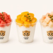 1인 미니 눈꽃우유빙수 메뉴 사진(네이버)