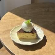 바스크 치즈케이크 메뉴 사진(네이버)