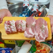 삼겹 목살 3~4인분씩 "포장판매" 메뉴 사진(네이버)