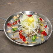 바지락 술찜 메뉴 사진(네이버)