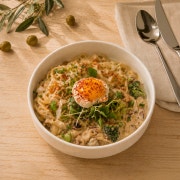 베이컨칩&수란크림파스타 메뉴 사진(네이버)