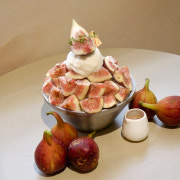 무화과 눈꽃빙수 메뉴 사진(네이버)