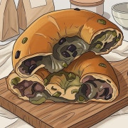 건강함 쑥쑥 쑥떡 단팥빵 메뉴 사진(네이버)