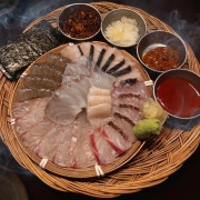 제철 숙성 모듬회 메뉴 사진(네이버)