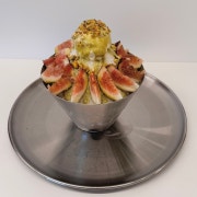 무화과 피스타치오 빙수 메뉴 사진(네이버)