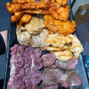 숯불닭구이 모둠 메뉴 사진(네이버)