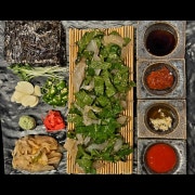 깻잎막회 (광어깻잎무침) 메뉴 사진(네이버)