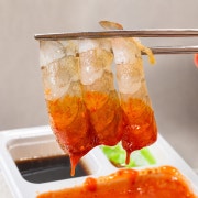 살아있는 활 생새우 회 (불닭마요) 메뉴 사진(네이버)