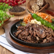 바싹구워 소불고기 메뉴 사진(네이버)