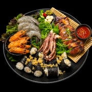 생새우 초코오징어통찜 세트 메뉴 사진(네이버)