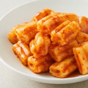 쫀득한 꽃쌀떡 사리 메뉴 사진(네이버)