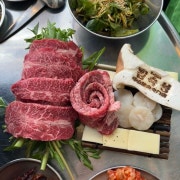 26일숙성 김숙성 부채살 120g 메뉴 사진(네이버)