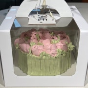 튤립 케이크 메뉴 사진(네이버)