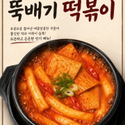 뚝배기떡볶이 메뉴 사진(네이버)