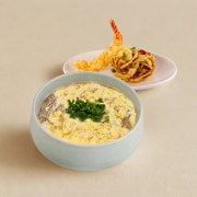 계란온면(미니 튀김 포함) 메뉴 사진(네이버)