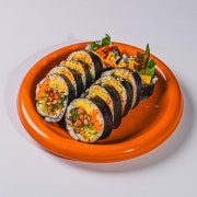 매콤마늘쫑오징어 김밥 메뉴 사진(네이버)