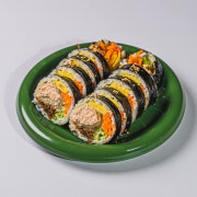 들기름묵은지참치 김밥 메뉴 사진(네이버)