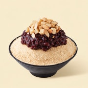 인절미 팥빙수 메뉴 사진(네이버)