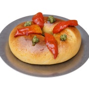 바질 토마토 베이글 메뉴 사진(네이버)