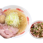 교토 시오라멘+훈제차슈덮밥 메뉴 사진(네이버)