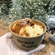 바나나 푸딩 메뉴 사진(네이버)