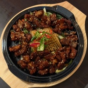 숯불 오돌뼈 한 상(매운 양념구이) 메뉴 사진(네이버)