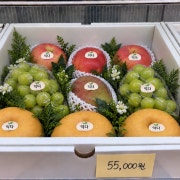 꽃과일선물세트 메뉴 사진(네이버)