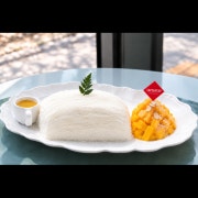 망고 실타래 우유빙수 메뉴 사진(네이버)