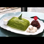 말차 실타래 우유빙수 메뉴 사진(네이버)
