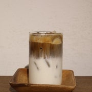 틴버 라떼(only ice) 메뉴 사진(네이버)