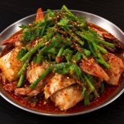 매운 양념꽃게무침 메뉴 사진(네이버)