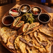 명당 소고기 육전 메뉴 사진(네이버)
