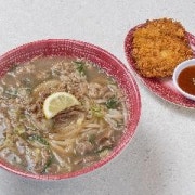 1인 쌀국수 카츠세트 메뉴 사진(네이버)