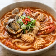 김치해물우동 메뉴 사진(네이버)