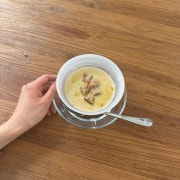 고구마 크림 수프 메뉴 사진(네이버)