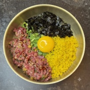 들기름 한우 육회 비빔밥 메뉴 사진(네이버)