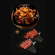 C세트 양꼬치 20꼬치+향라대하 메뉴 사진(네이버)