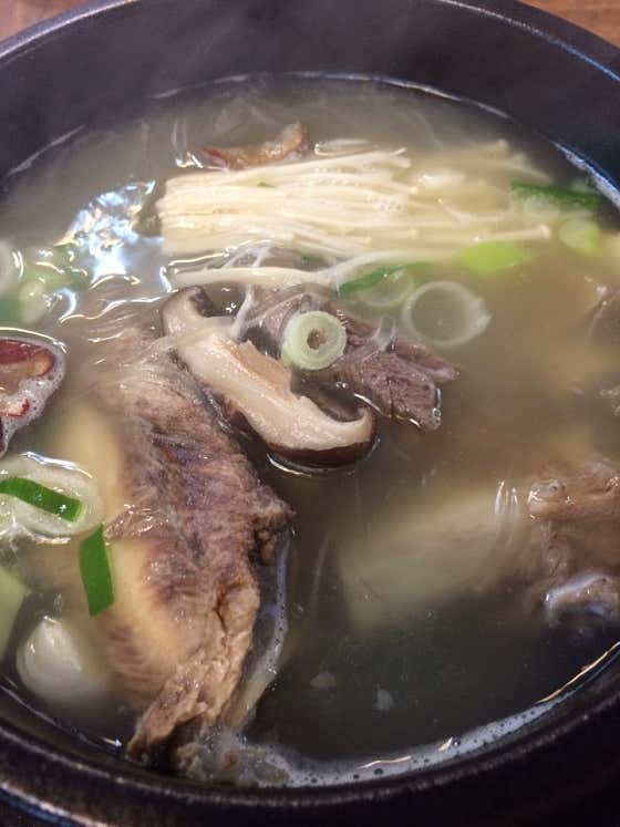 갈비탕 메뉴 사진(네이버)