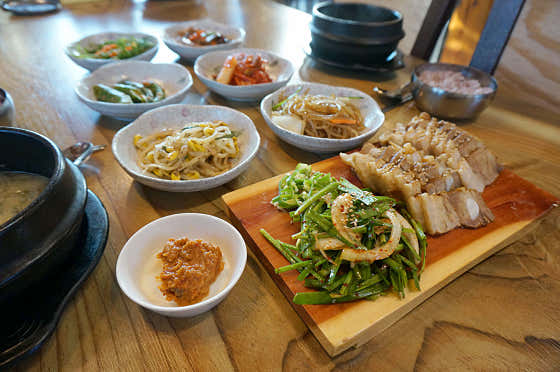 돔베(보쌈)세트 메뉴 사진(네이버)
