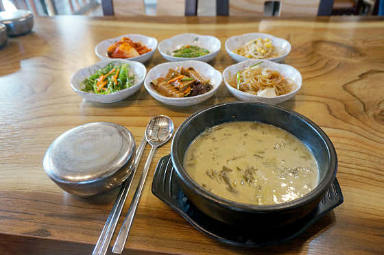 시래기국 메뉴 사진(네이버)